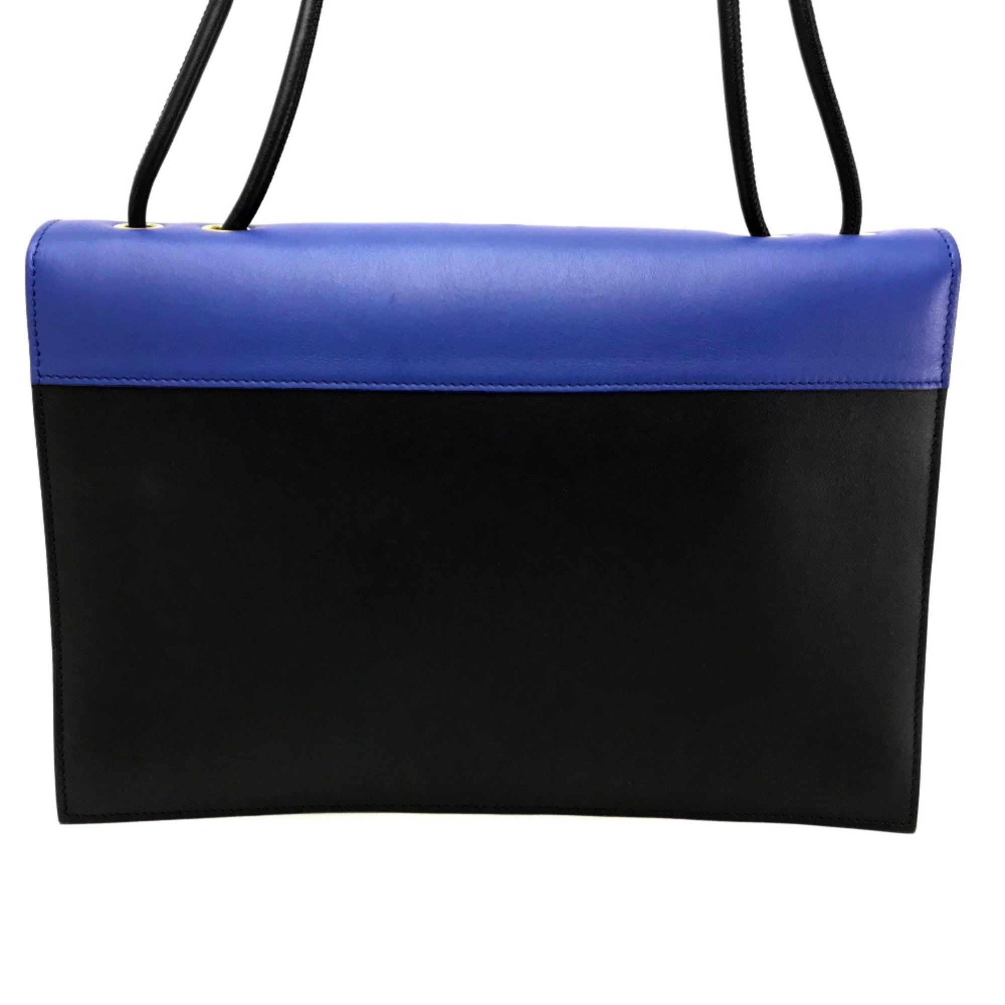 CELINE Spring /Summer 2015 Tricolor 2way Shoulder Bag Shoulder Bag Clutch bag blue Black blue — Like New