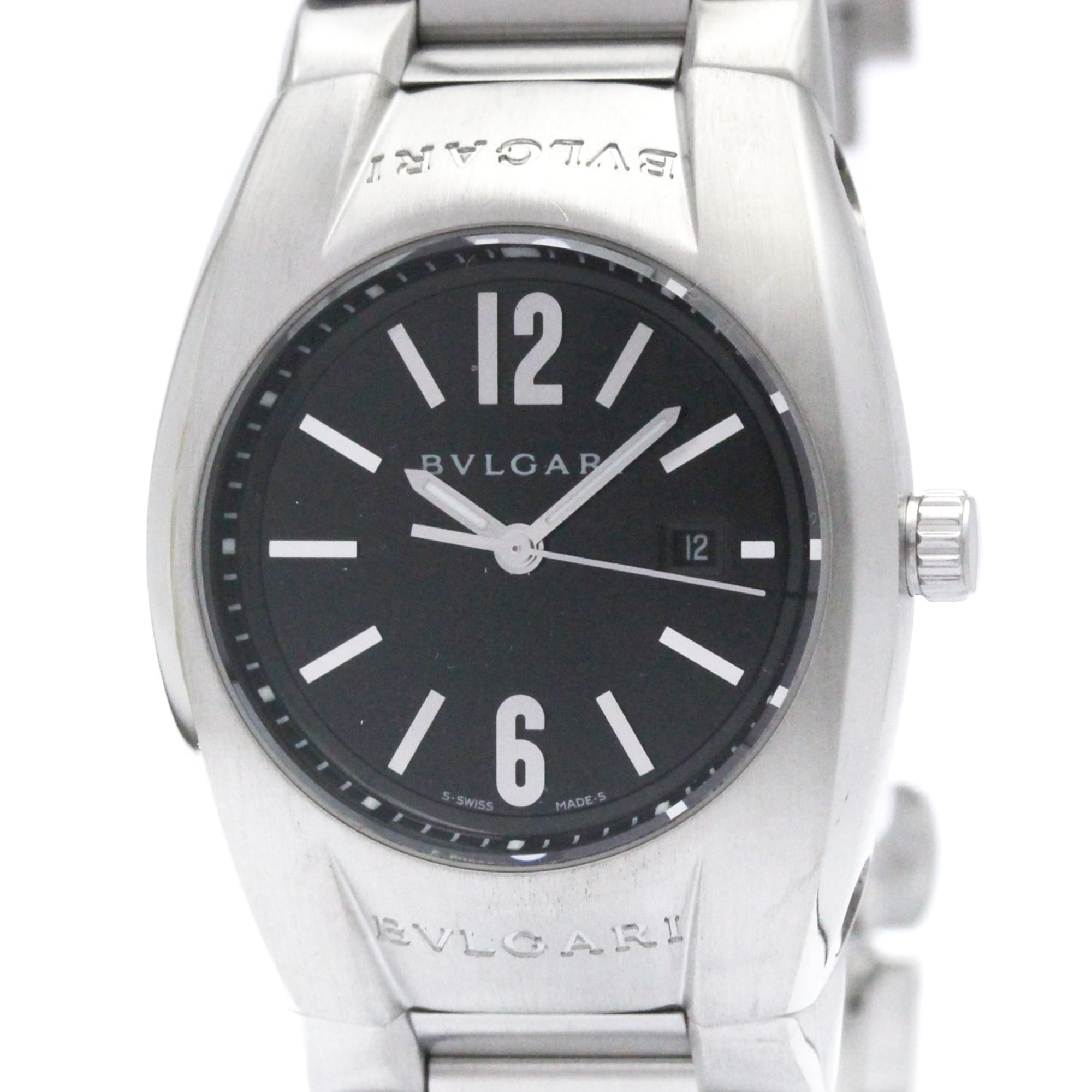 BVLGARI Ergon Stainless Steel Quartz Ladies Watch EG30S Polished — Very Good