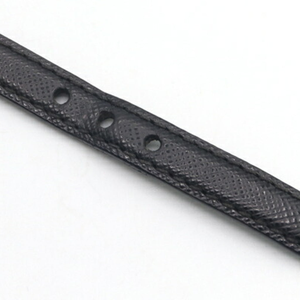 Prada bracelet black leather bangle for men and women