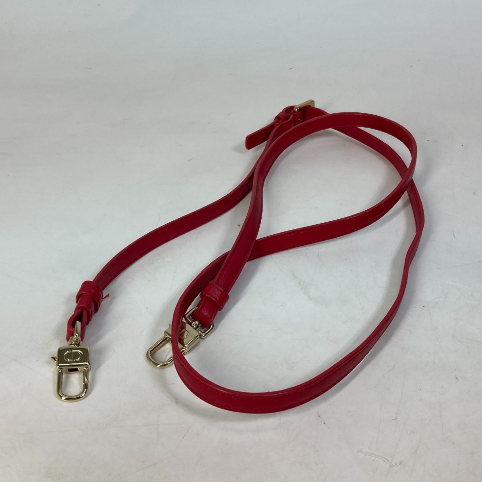 CHRISTIAN DIOR S0918ONMJ LADY CHRISTIAN DIOR LADY DIOR 2WAY Shoulder Bag Hand Bag Vanity bag RedBased — Like New