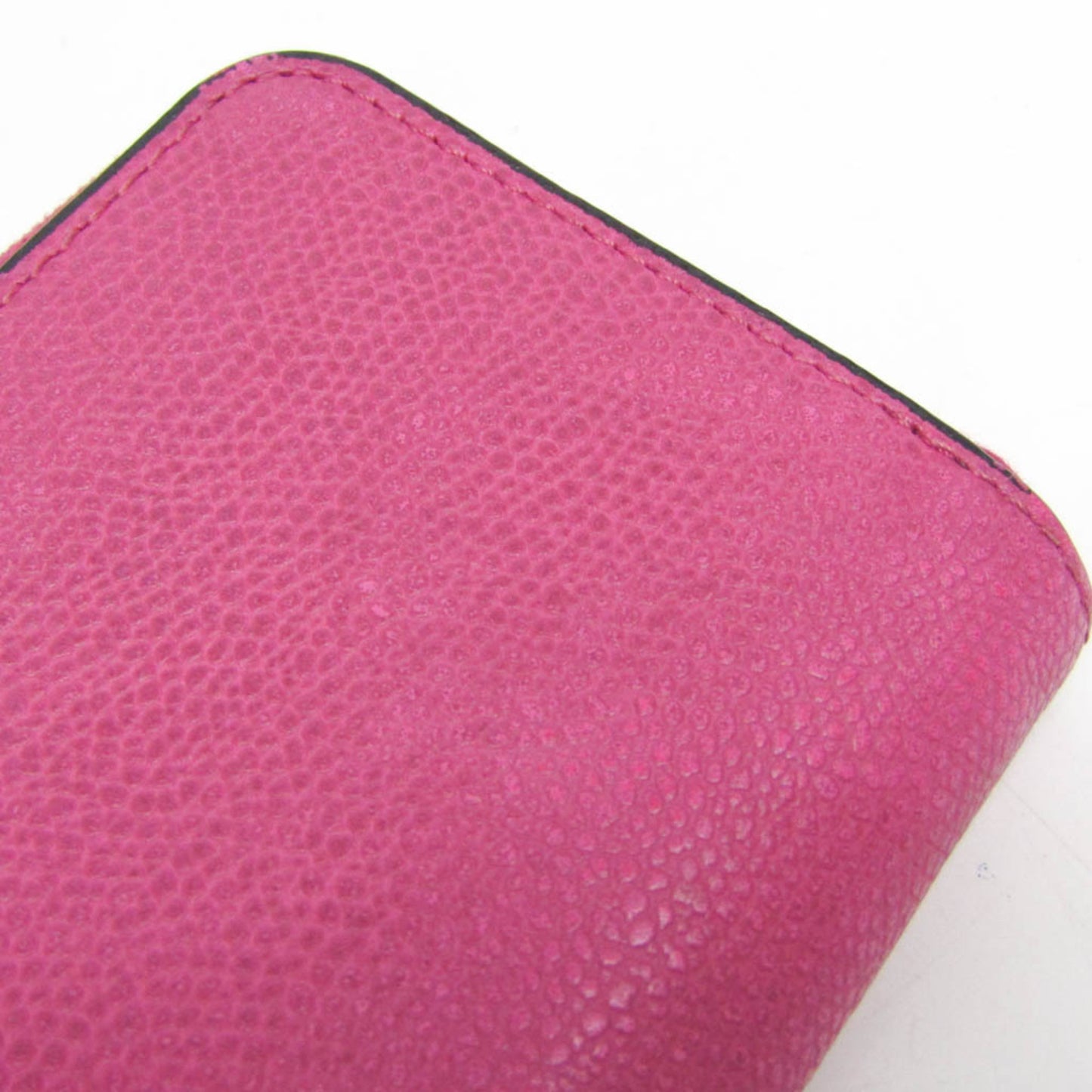 Valextra Multi-case Key Ring Men,Women Leather Coin Purse/coin Case Purple