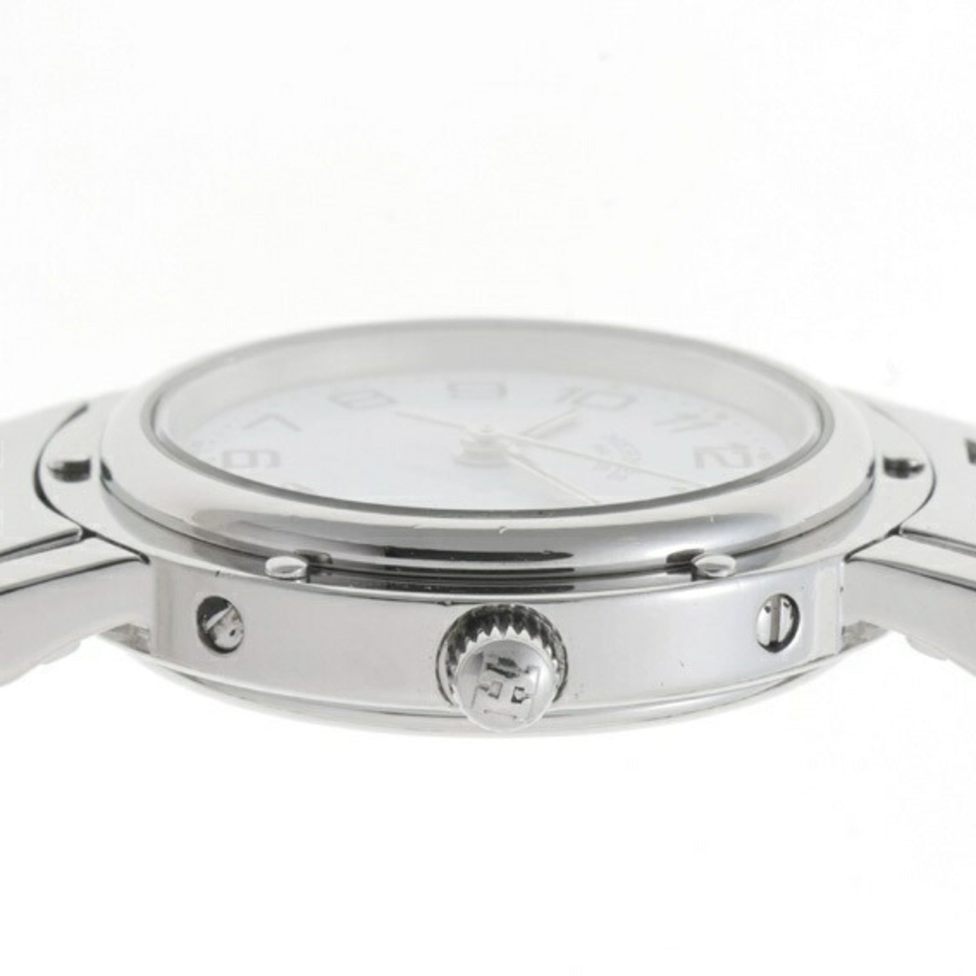 Hermes Clipper CL4.210 White Quartz Watch — Good