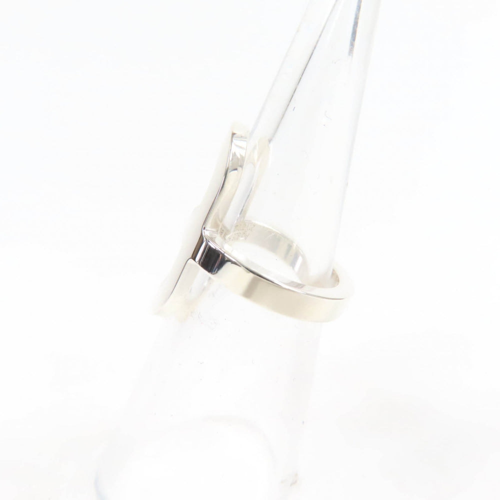 HERMES 2021 Ever Chaine d'Ancre PM Ring, AG925 Silver, Size 46, with Box, Made in France, Weight 5.24g, Women's — Like New