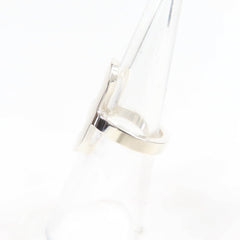 HERMES 2021 Ever Chaine d'Ancre PM Ring, AG925 Silver, Size 46, with Box, Made in France, Weight 5.24g, Women's — Like New