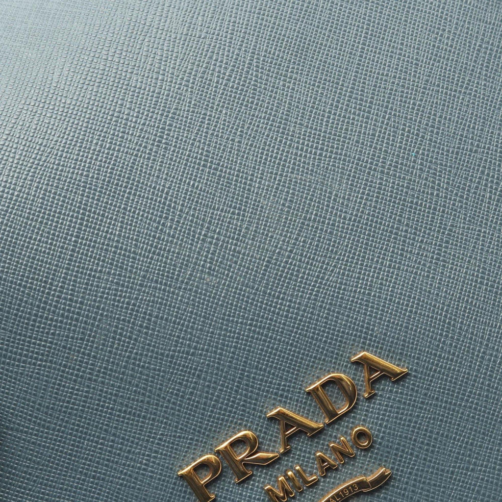 Prada Saffiano Leather Shoulder Bag for Women, Green