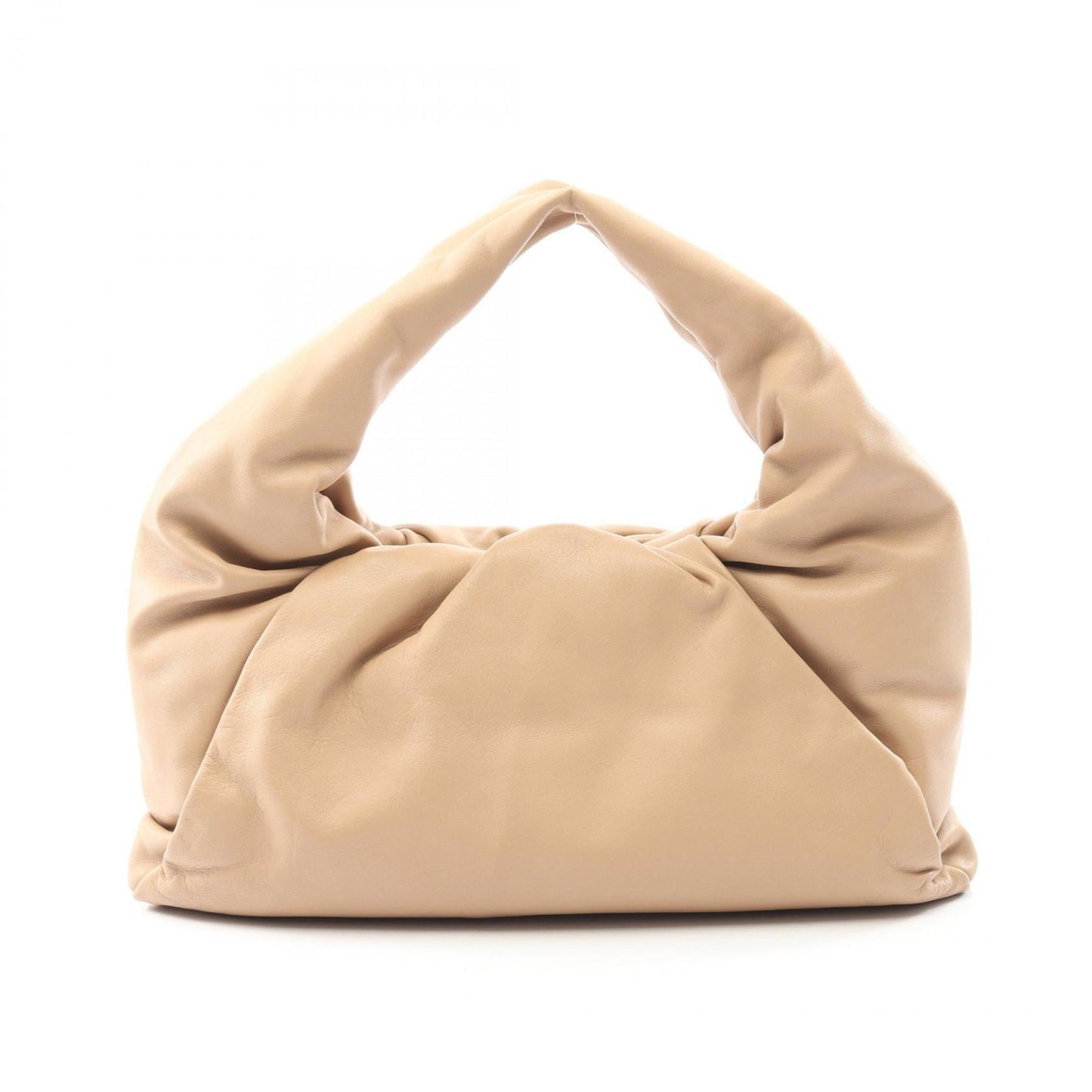 Bottega Veneta The Shoulder Pouch Handbag, Leather, Women's, Beige