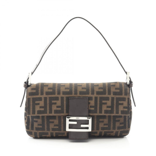 Fendi Mamma Bucket Zucca Handbag, Canvas and Leather, Women's, Brown
