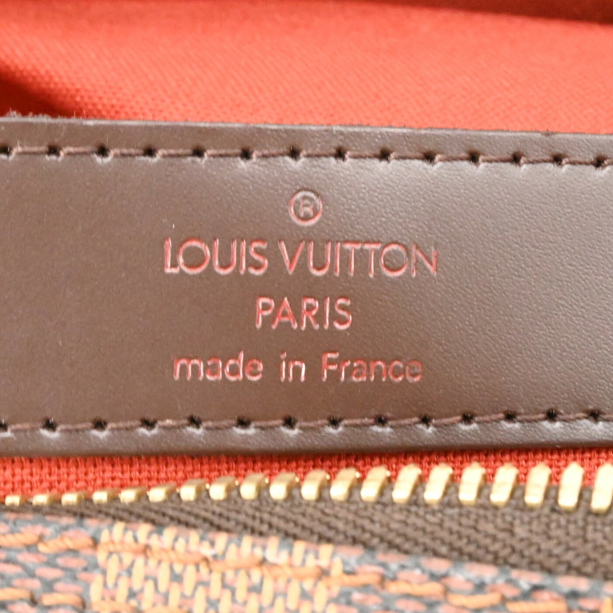 LOUIS VUITTON Naviglio Damier Azur Shoulder Bag, Brown, Men's/Women's, N45255 — Like New