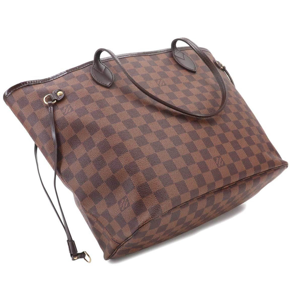 Louis Vuitton Neverfull MM Damier Tote Handbag, Ebene Cerise N51105 Brown — Like New
