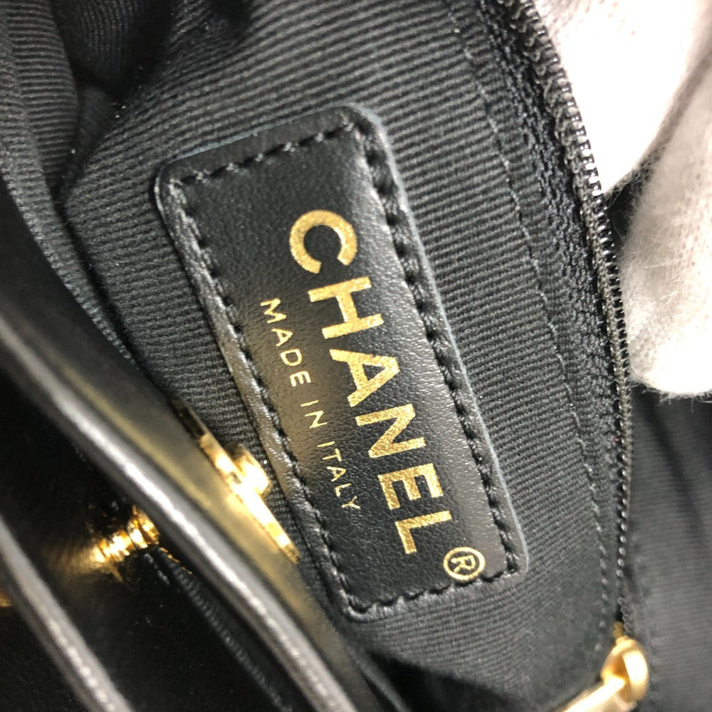 Chanel AS3502 CC Mark CC Chain bag Shoulder Shoulder Bag Black GoldHardware — Like New