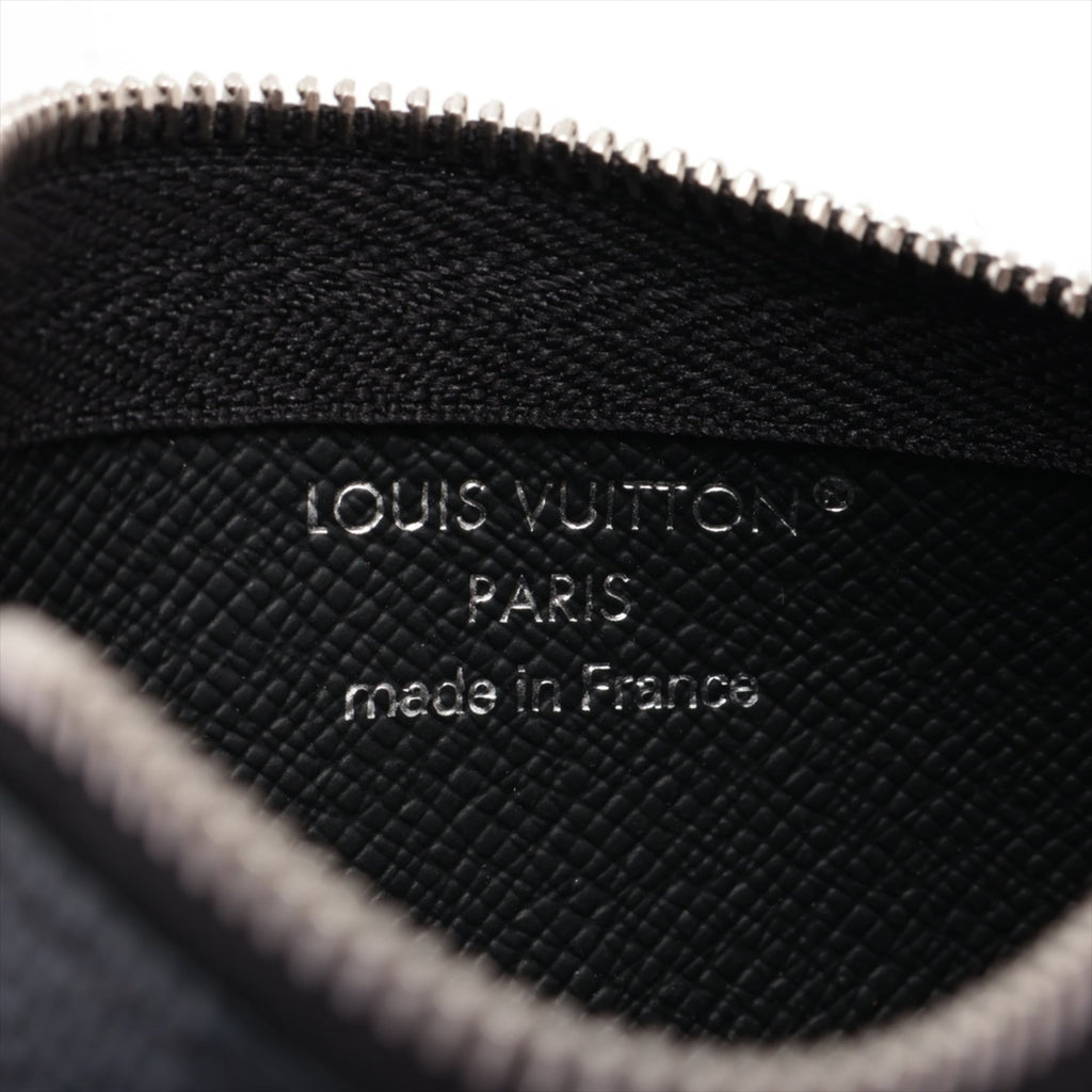 Louis Vuitton 2024 Damier Pochette Clef Wallet/Coin Case/Key Case Black