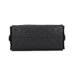 Chanel Chain Shoulder Bag CHANEL25 Medium Coco Mark Matelassé Caviar Skin AS5311 CHANEL Black Handbag Women's — Like New
