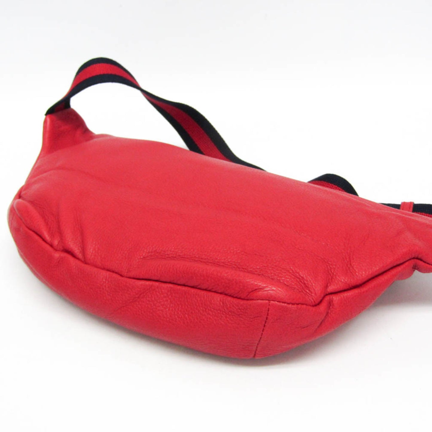 Gucci Logo Print 530412 Men,Women Leather Fanny Pack,Sling Bag Multi-color,Red Color