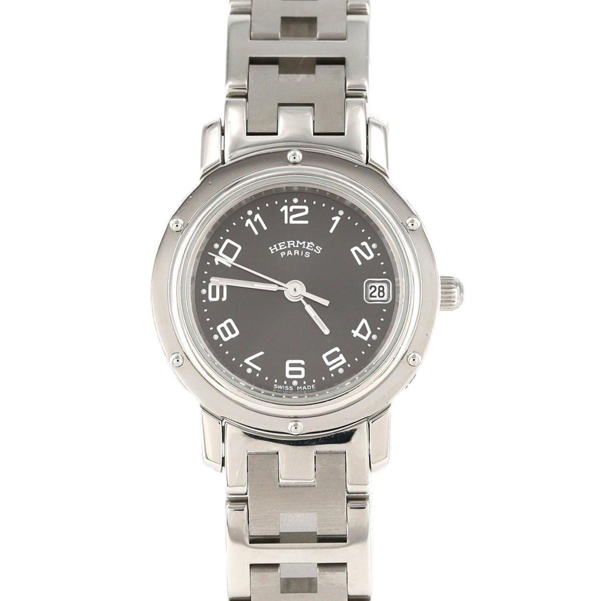 Hermès Clipper CL4.210 Stainless Steel Quartz Watch — Very Good