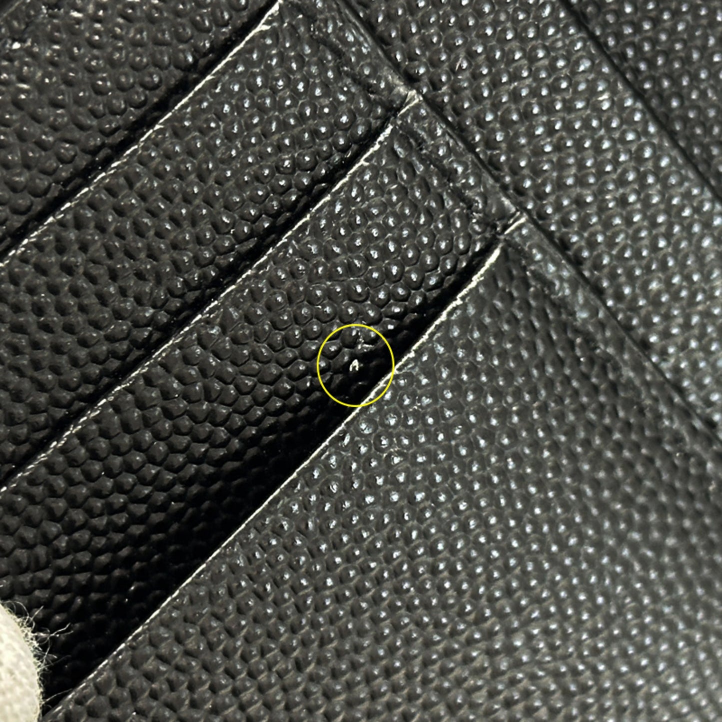 Saint Laurent SAINT LAURENT wallet women's brand trifold leather black gold hardware 403943 compact quilted mini