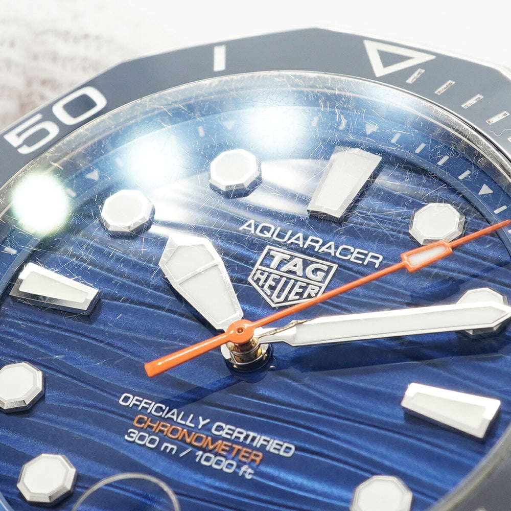 TAG Heuer Aquaracer Professional 300 WBP5111 Blue Dial Men's Watch — Good