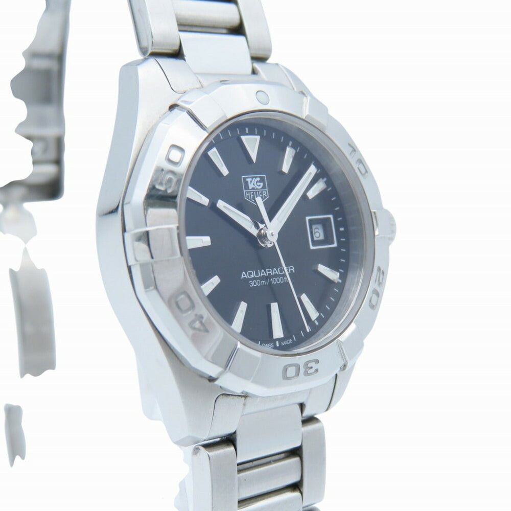TAG Heuer Aquaracer WAY1410 Quartz Watch Stainless Steel Black Dial 0038TAG HEUER Women's — Good