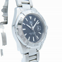 TAG Heuer Aquaracer WAY1410 Quartz Watch Stainless Steel Black Dial 0038TAG HEUER Women's — Good