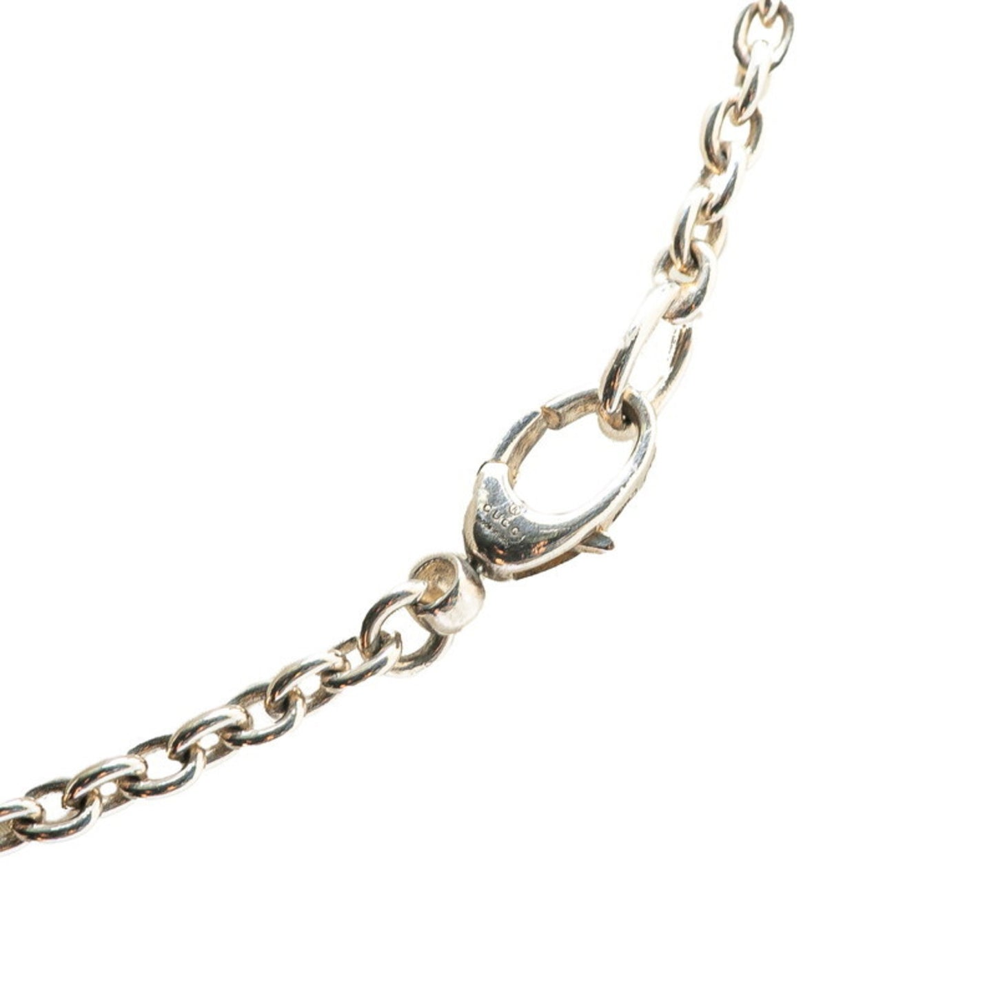 Gucci Interlocking G Necklace SV925 Silver Women's GUCCI