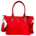 Prada Shoulder Bag, Nylon 1BA275, Red, Women's, Pre-owned, 2-Way