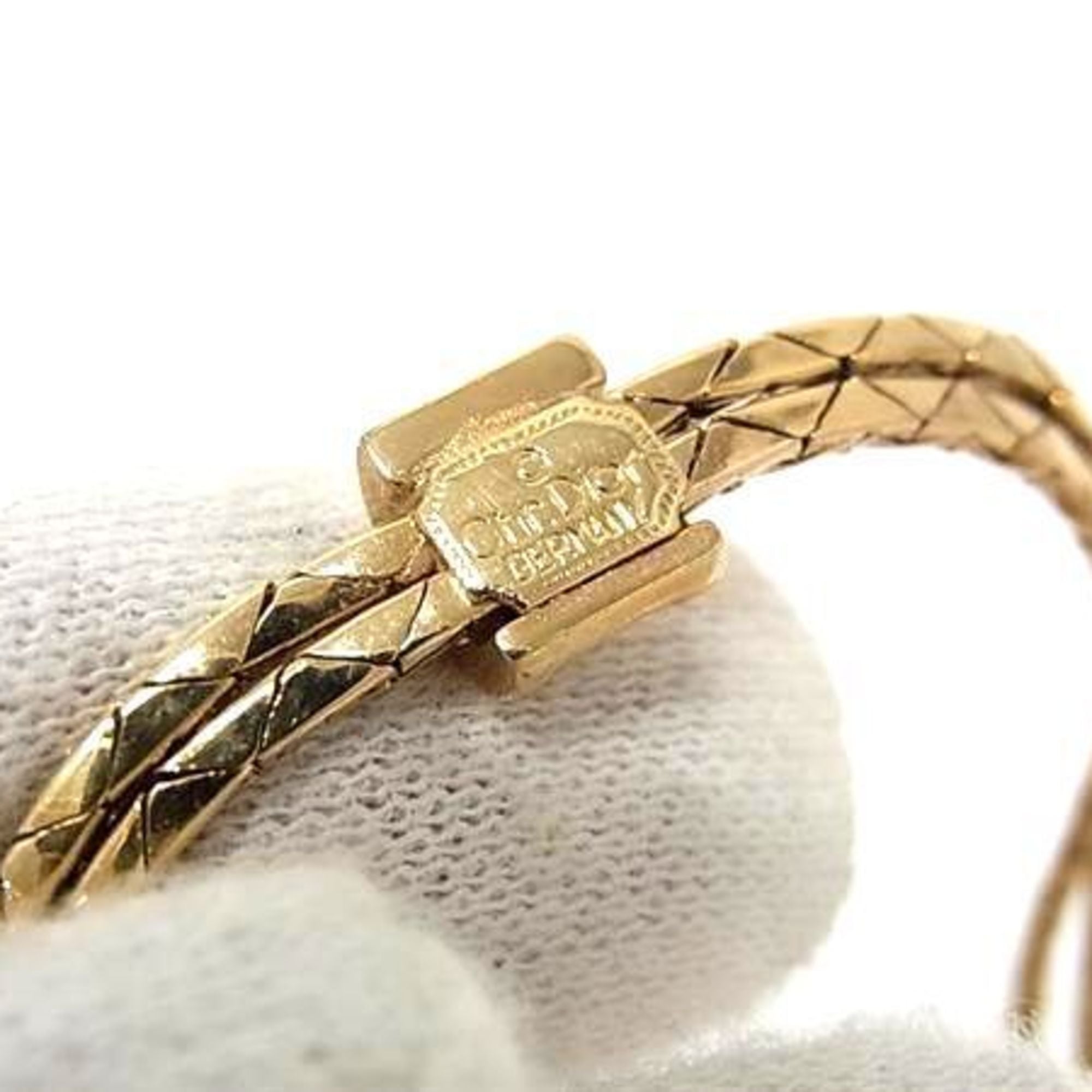 Christian Dior Women's Gold Metal Rhinestone Bracelet