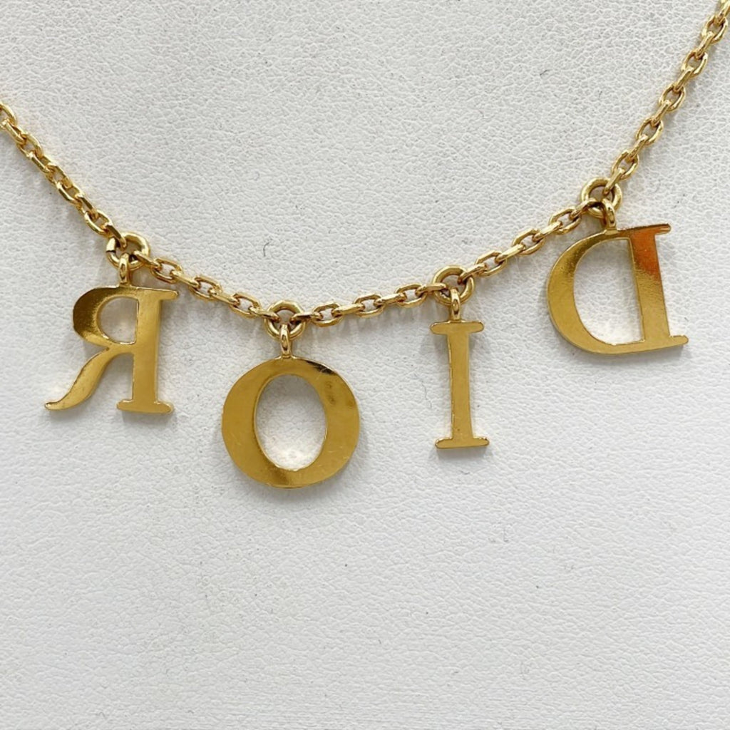 Christian Dior Dio(r)evolution Gold Metal Rhinestone Necklace for Women