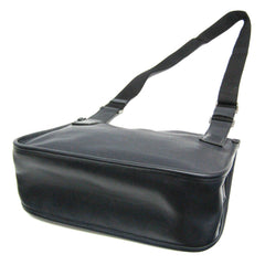 Prada 2VH047 Men's Leather Messenger Bag,Shoulder Bag Black,Dark Navy — Like New