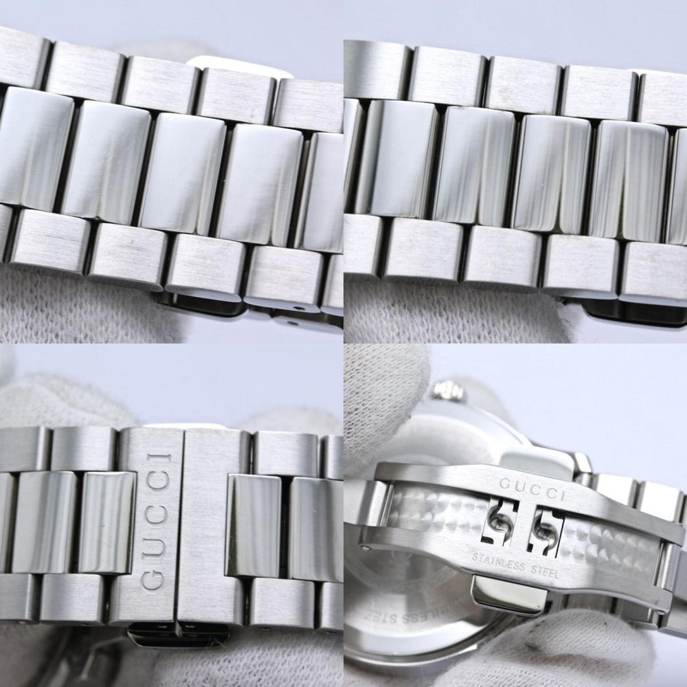 GUCCI G-Timeless YA1264125 126.4 Men's Watch Stainless Steel /40427 — Very Good