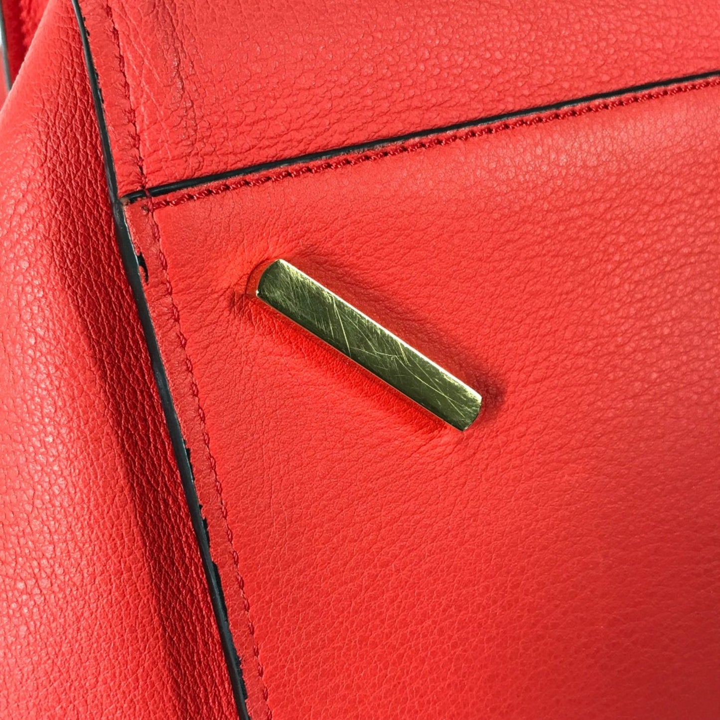 Loewe 387.30.N60 Crossbody 2WAY Shoulder Bag Hand Bag Red