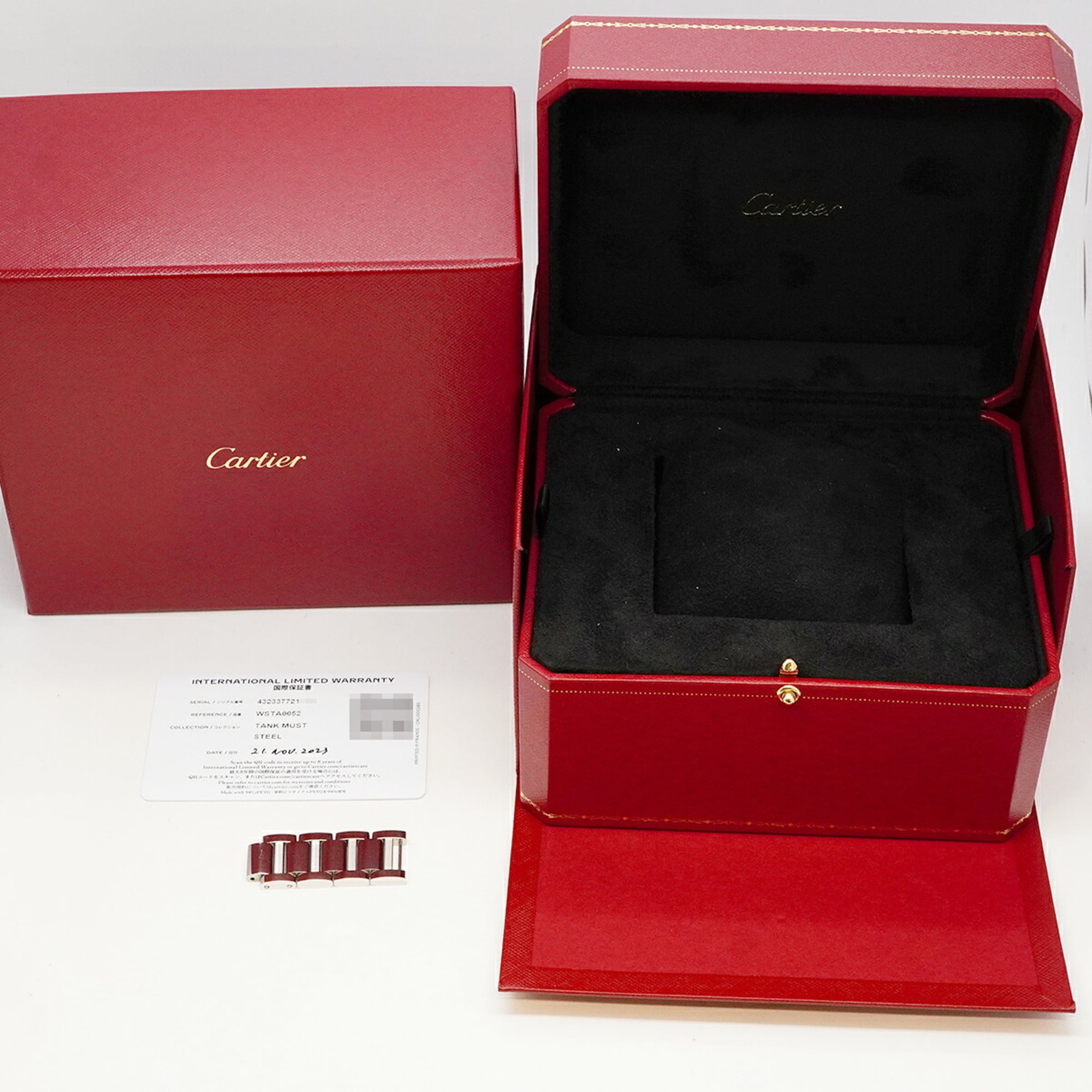 Cartier Tank Must LM WSTA0052 Silver Dial Watch (Men's & Women's) — Very Good