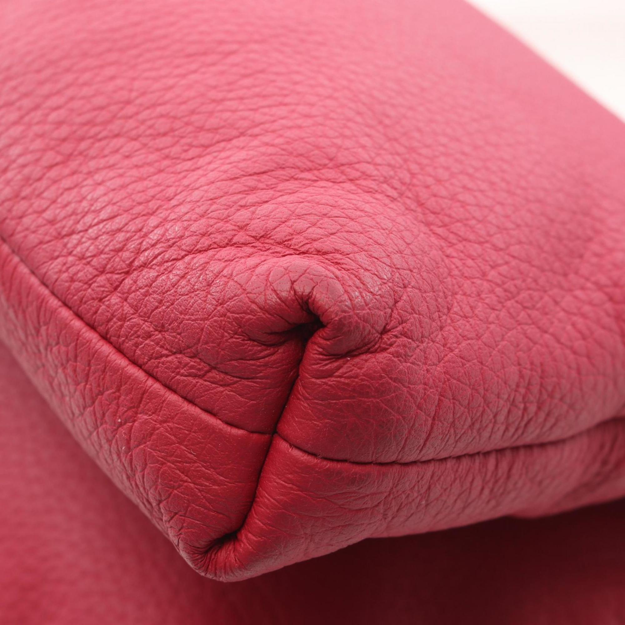 Bottega Veneta Leather Shoulder Bag for Women, Red