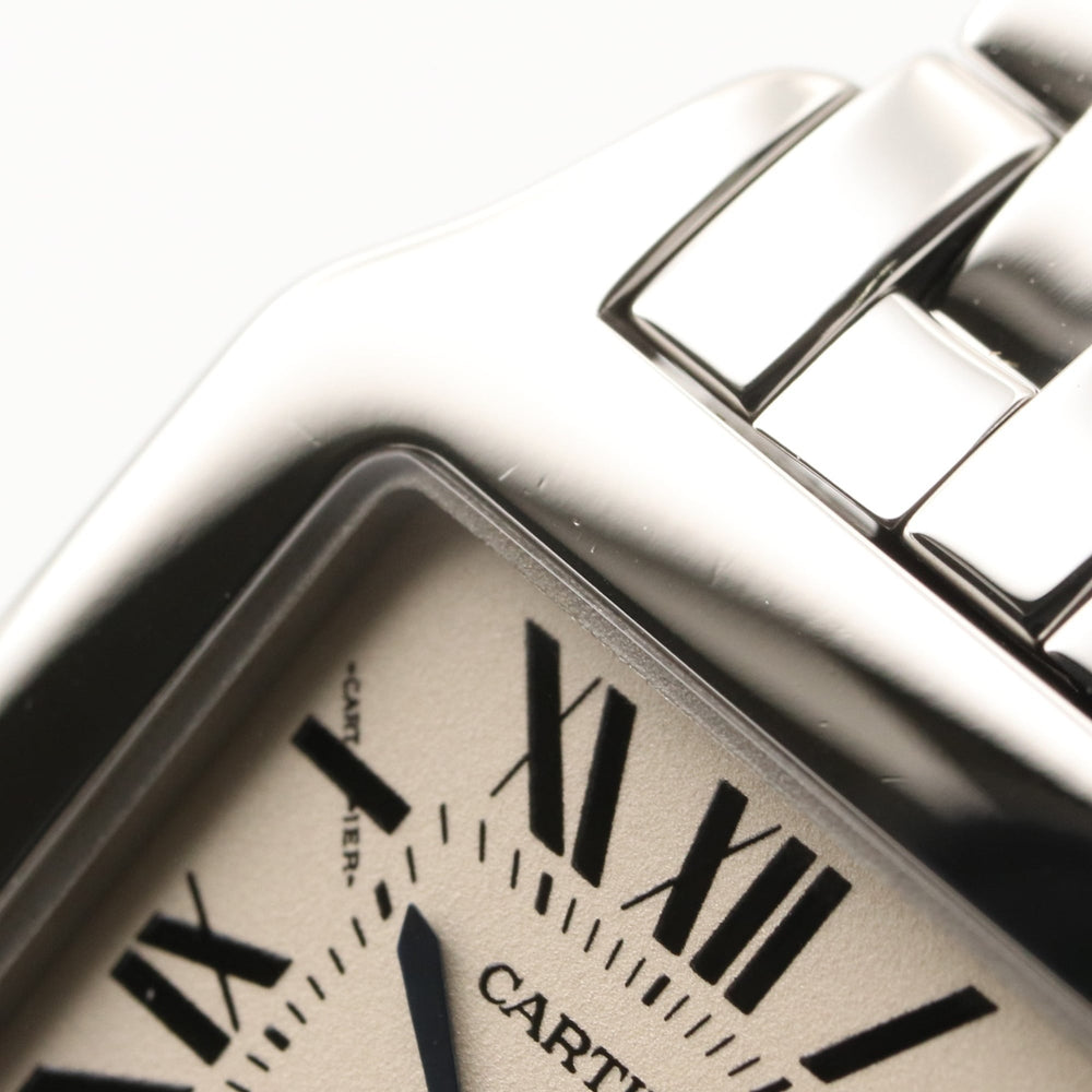Cartier Santos Demoiselle SM Watch, Stainless Steel, Ladies, Ivory (W25064Z5) — Very Good