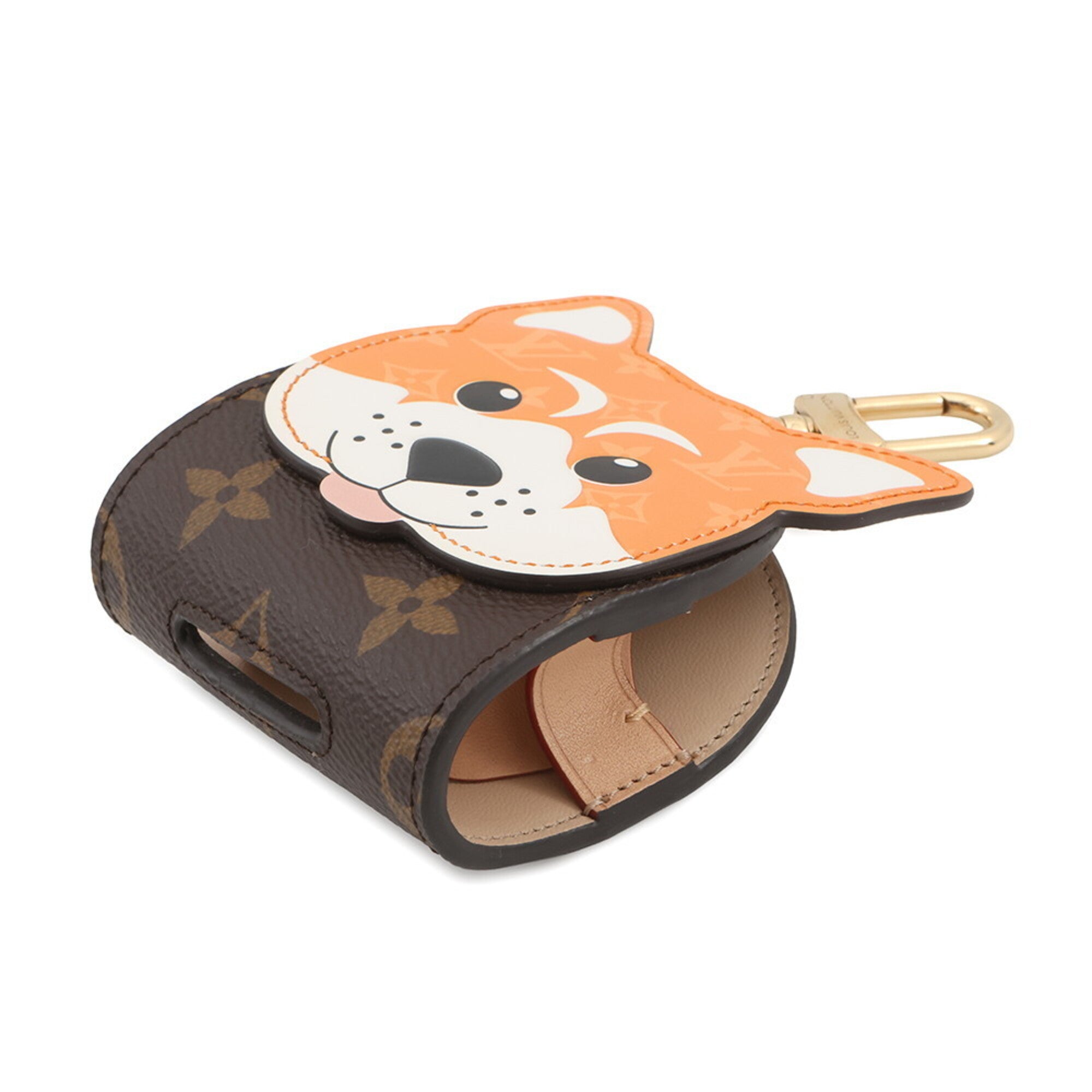 Louis Vuitton Accessory Bag Charm Monogram Dog Handbag Holder Shiba GI1260 Keychain Motif Inu LOUIS VUITTON — Like New