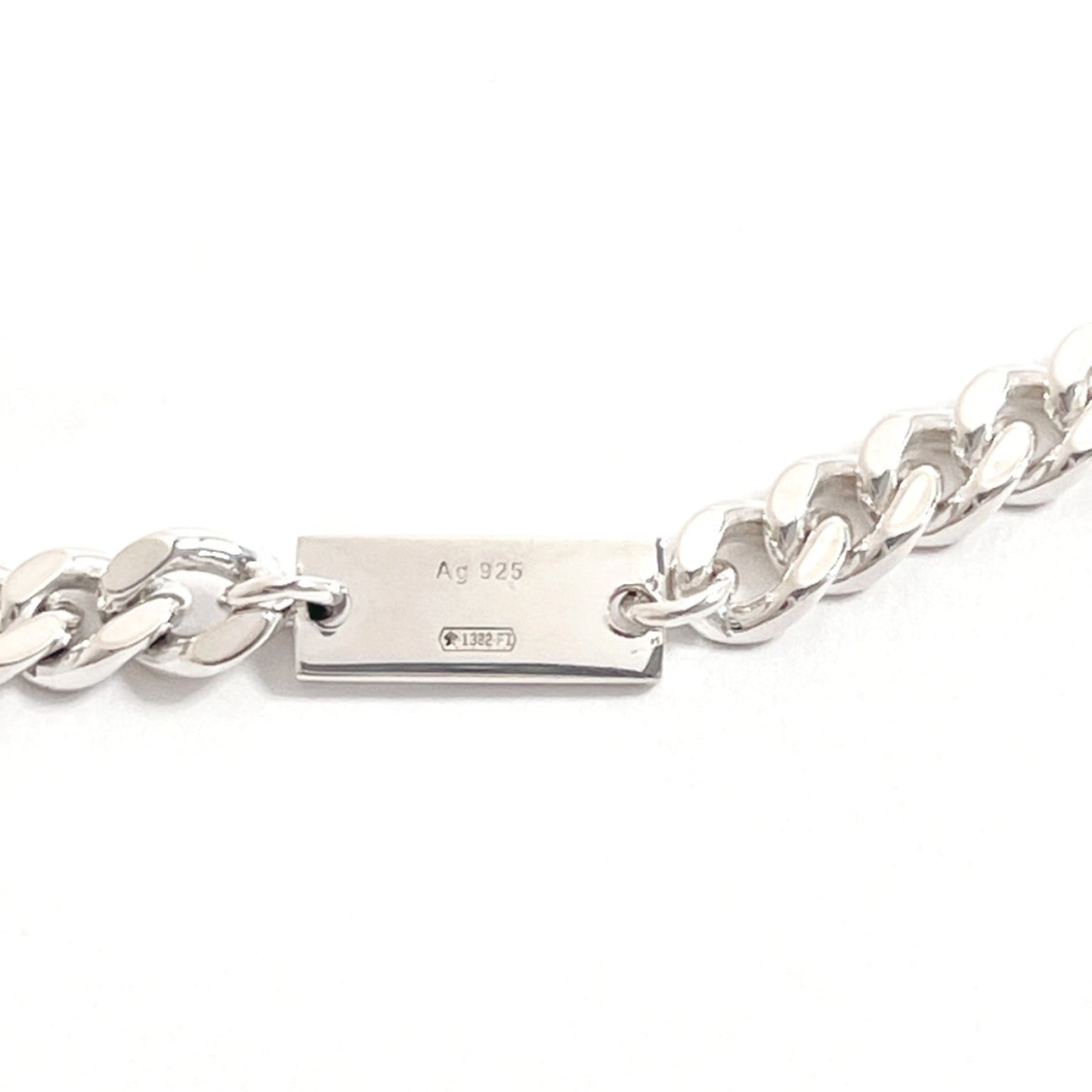 GUCCI Double G Chain Bracelet Silver 925 Unisex