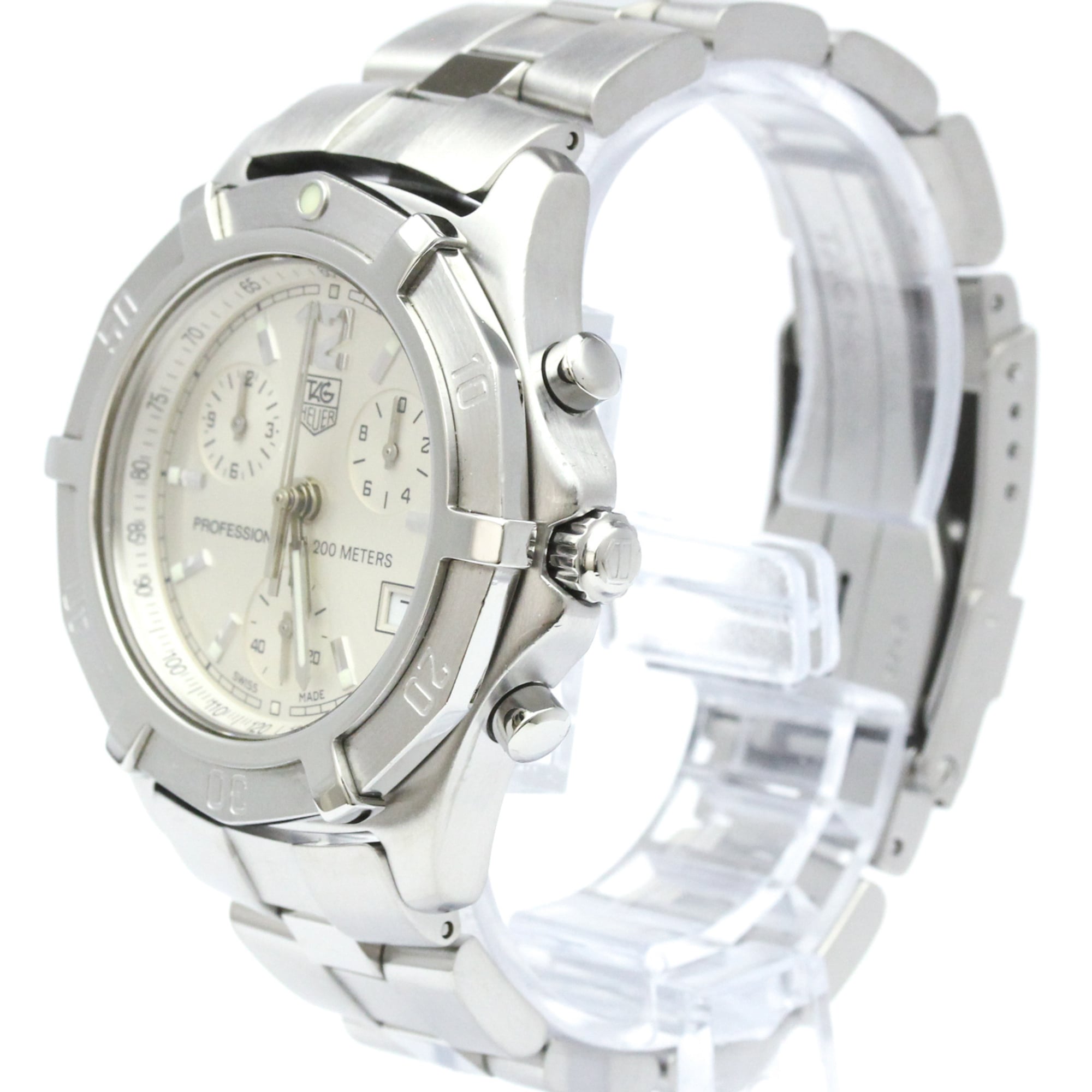 TAG HEUER 2000 Exclusive Steel Quartz Mens Watch CN1111 Polished — Very Good