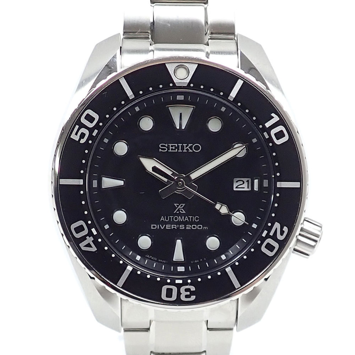 Seiko Prospex Men's Automatic Watch SS SBDC083 Mechanical — Very Good