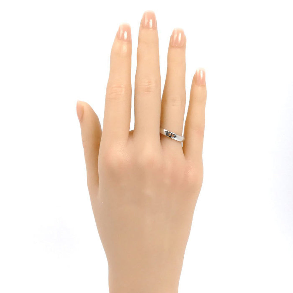 HERMES 18K White Gold Hercules Ring H119854B Size 14.5 (55mm, 3.6g) for Women — Like New