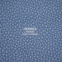 Hermes Picotin Lock PM Blue Tie Handbag, Taurillon Clemence Leather, Women's — New - Store Return
