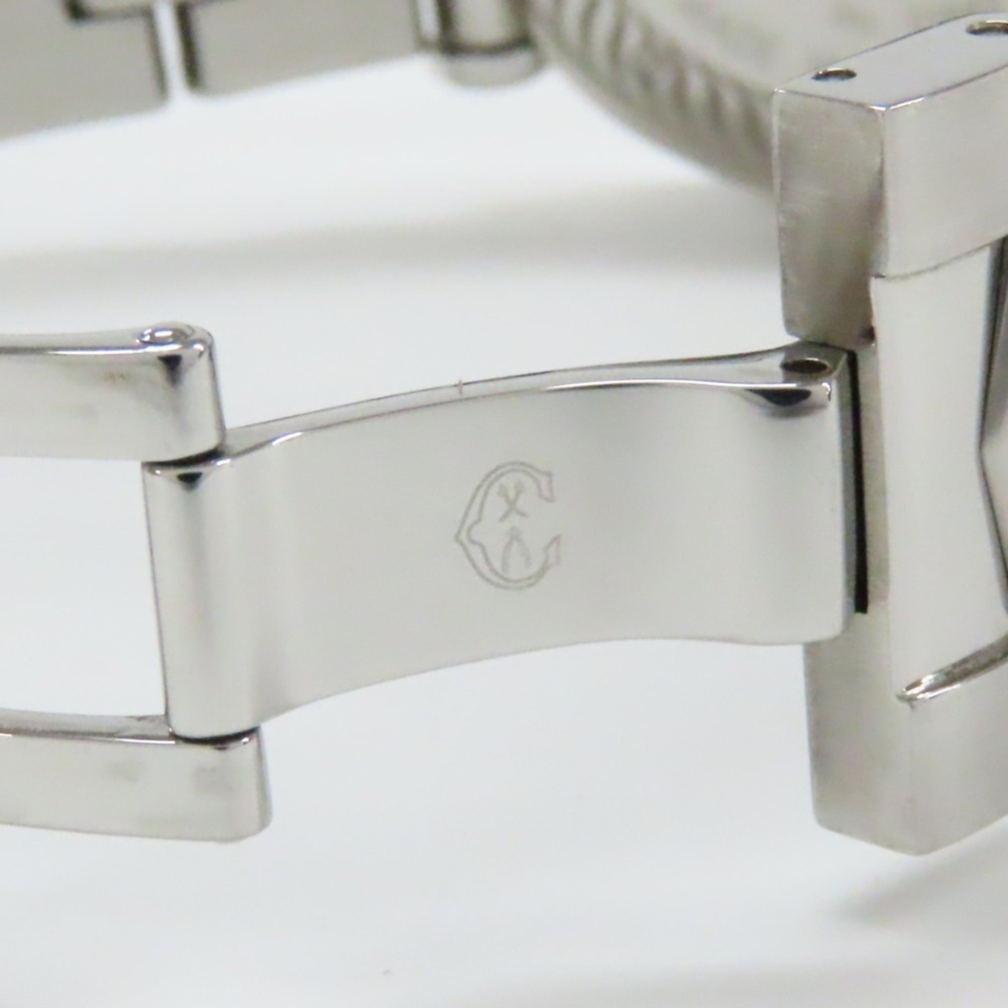 CHARRIOL Columbus CCR38D Stainless Steel Diamond Silver White Dial Men's Watch — Very Good