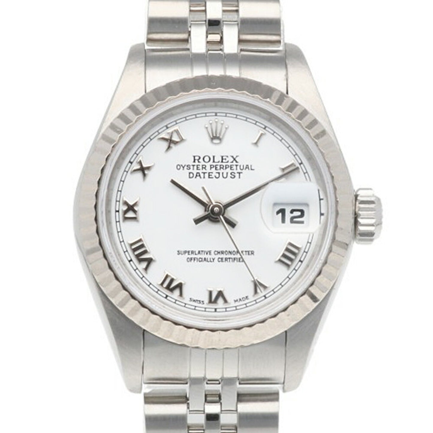 Rolex Datejust Oyster Perpetual Watch, Stainless Steel 79174, Automatic, Overhauled and Refinished, F-Number, Women's, Roman Numerals