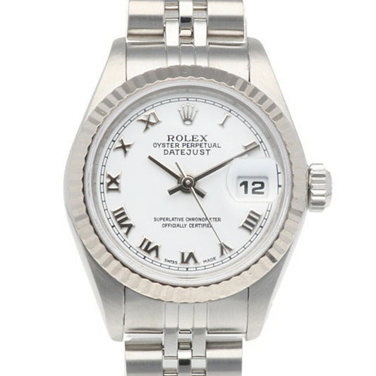 Rolex Datejust Oyster Perpetual Watch, Stainless Steel 79174, Automatic, Overhauled and Refinished, F-Number, Women's, Roman Numerals
