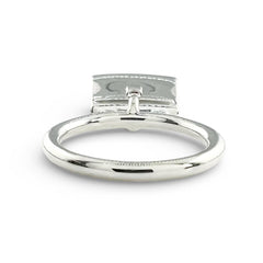 HERMES Kelly Amulette Ring, 2022 model, AG925 sterling silver, size 48, with box and case, made in Italy, weight 7.6g, women's — Like New