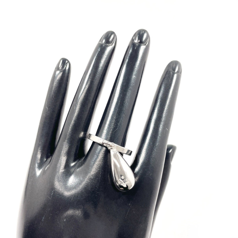 GUCCI Teardrop Ring, Sterling Silver 925, Size 15.5cm, Unisex — Like New