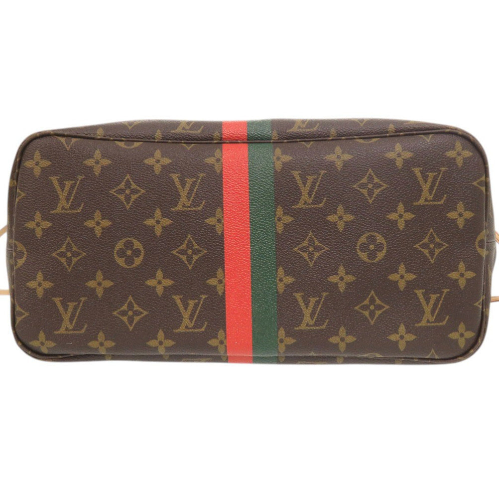 Like New Louis Vuitton Neverfull MM Handbag with Pouch, Monogram Light Blue Tote Bag LV 0819LOUIS VUITTON — Like New