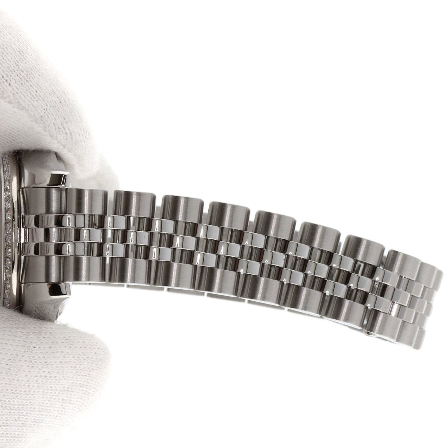 Rolex 179384G Datejust 10-Piece Diamond Bezel Watch in Stainless Steel/SS/18K White Gold with Diamonds, Women's