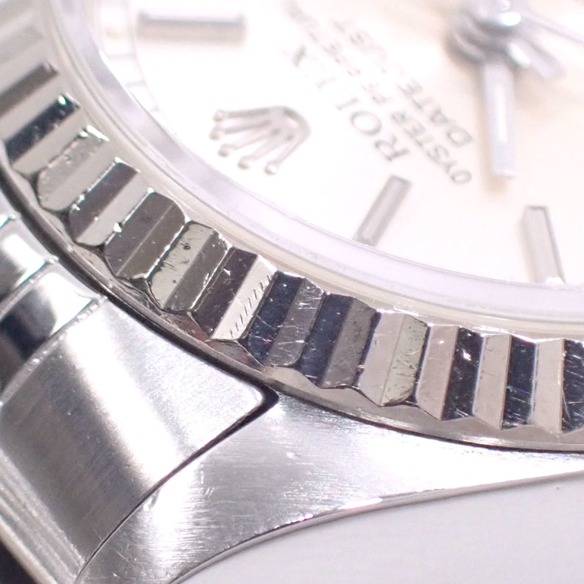 Rolex Datejust Ladies' Watch 69174 Automatic, R-serial number, circa 1988, Stainless Steel & White Gold, Automatic Winding, Silver Dial, C2249641 — Good