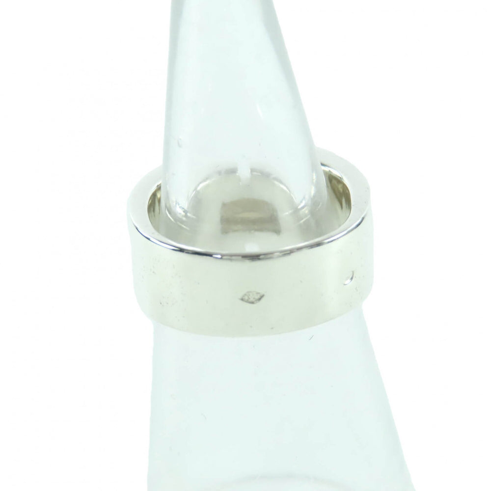 HERMES Vintage Bucket Ring, 925 Sterling Silver and 18K Gold, Size 50 (Japanese size equivalent), Weight: 7.58g, Women's — Like New