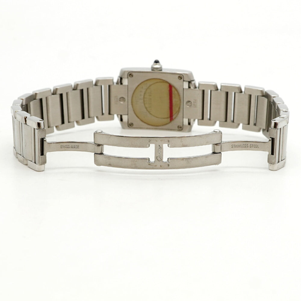 Cartier Tank Française SM W51008Q3 Ivory Dial Women's Watch — Good