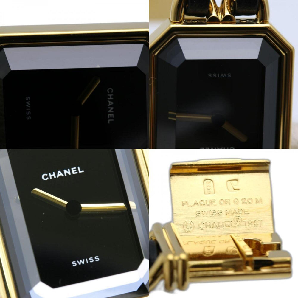 CHANEL Premiere S size H0001 483011001 Women's Watch GP (Gold Plated) x Leather 130523 — Very Good