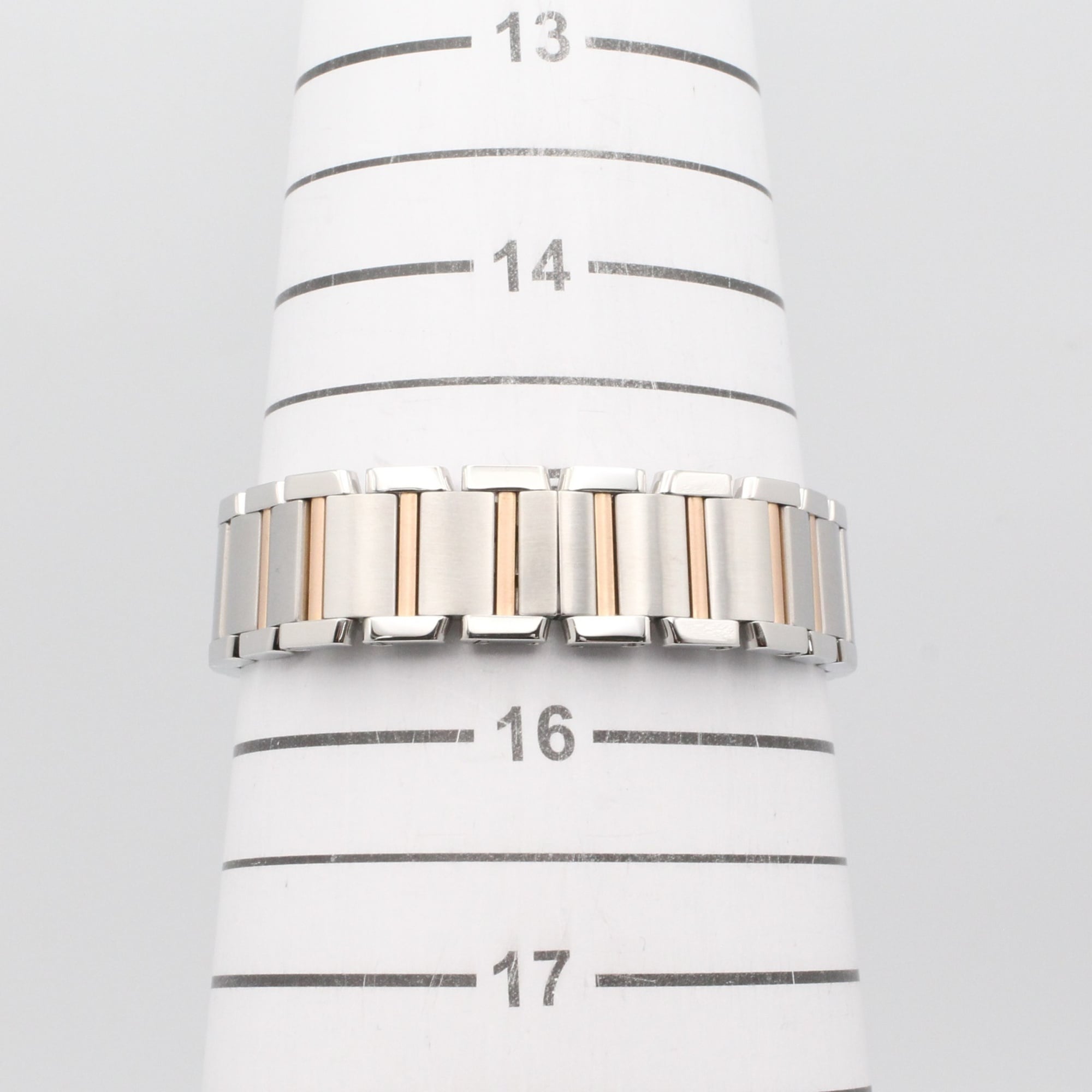 Cartier Tank Française SM Watch, 18K Pink Gold (PG), Stainless Steel, Ladies', Tone, Shell, W51027Q4 — Very Good